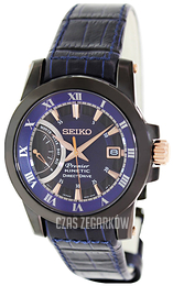 Seiko Premier Niebieski/Skóra Ø41 mm SRG012