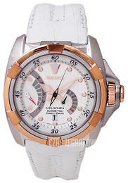 Seiko Velatura Biały/Skóra Ø46 mm SRH014