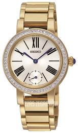 Seiko Dress Ladies Srebrny/Stal w odcieniu złota Ø31 mm SRK028