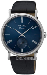 Seiko Premier Niebieski/Skóra Ø38 mm SRK037P1
