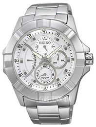 Seiko Biały/Stal Ø44 mm SRL065P1