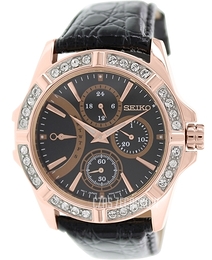 Seiko Brązowy/Skóra Ø39 mm SRLZ90