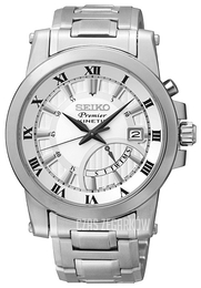 Seiko Premier Srebrny/Stal Ø42 mm SRN037P1