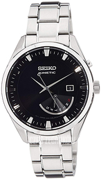 Seiko Kinetic Czarny/Stal Ø42 mm SRN045P1