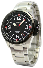 Seiko 5 Czarny/Stal Ø43 mm SRP027