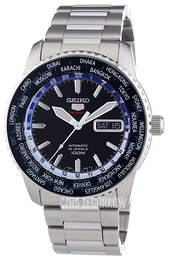 Seiko Sportura Czarny/Stal Ø41 mm SRP125