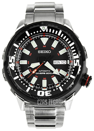 Seiko Czarny/Stal Ø46 mm SRP229
