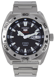 Seiko 5 Czarny/Stal Ø40 mm SRP281J1