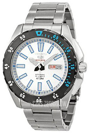 Seiko 5 Biały/Stal Ø42 mm SRP359
