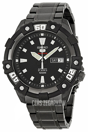 Seiko Czarny/Stal Ø44 mm SRP477