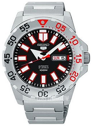 Seiko 5 Czarny/Stal Ø44 mm SRP485K1