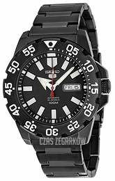 Seiko Czarny/Stal Ø44 mm SRP489