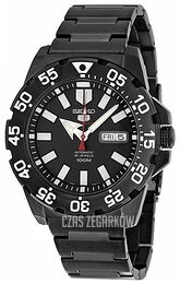Seiko 5 Czarny/Stal Ø44 mm SRP489K1