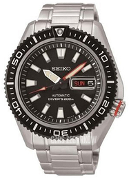 Seiko Divers Czarny/Stal Ø43 mm SRP495