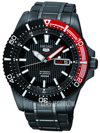 Seiko 5 Czarny/Stal Ø44 mm SRP575