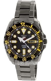 Seiko 5 Czarny/Stal Ø44 mm SRP607K