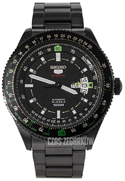 Seiko 5 Czarny/Stal Ø45 mm SRP617