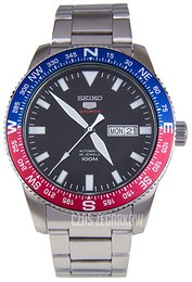 Seiko 5 Czarny/Stal Ø51 mm SRP661