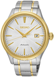 Seiko Biały/Stal w odcieniu złota Ø42 mm SRP704K1