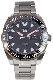 Seiko 5 Czarny/Stal Ø45 mm SRP743K1