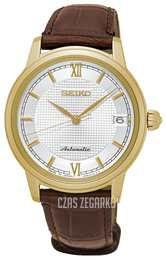 Seiko Presage Biały/Skóra Ø34 mm SRP860J1
