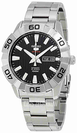 Seiko 5 Czarny/Stal Ø45 mm SRPA51K1
