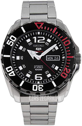 Seiko 5 Czarny/Stal Ø44 mm SRPB35J1