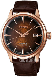 Seiko Presage Brązowy/Skóra Ø40.5 mm SRPB46J1