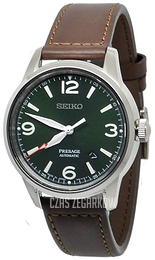 Seiko Presage Zielony/Skóra Ø42 mm SRPB65J1