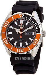 Seiko 5 Czarny/Guma Ø45 mm SRPC59J1