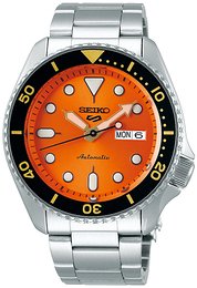 Seiko 5 Sports Pomarańczowy/Stal Ø43 mm SRPD59K1