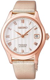Seiko Presage Biały/Skóra Ø34.3 mm SRPF50J1