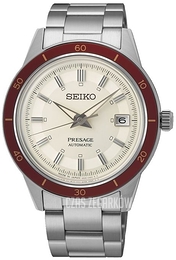 Seiko Presage Biały/Stal Ø40.8 mm SRPH93J1