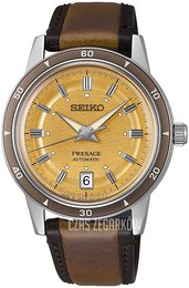 Seiko Presage Żółty/Skóra Ø39.5 mm SRPL75J1