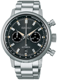 Seiko Prospex Czarny/Stal Ø42.5 mm SRQ037J1