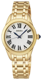 Seiko Dress Ladies Srebrny/Stal w odcieniu złota Ø27.7 mm SRZ384P1