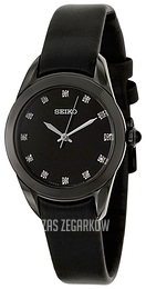 Seiko Dress Ladies Czarny/Skóra Ø27 mm SRZ389P1