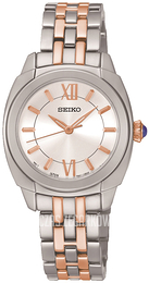 Seiko Srebrny/Stal w kolorze różowego złota Ø28 mm SRZ427P1