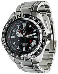 Seiko Czarny/Stal Ø42 mm SSA095K1