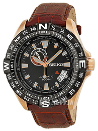 Seiko Czarny/Stal Ø42 mm SSA098