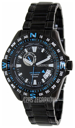 Seiko Czarny/Stal Ø42 mm SSA115