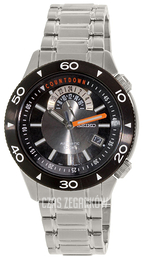 Seiko Superior Czarny/Stal Ø45 mm SSA183