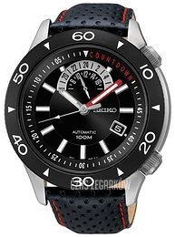 Seiko 5 Czarny/Skóra Ø45 mm SSA185