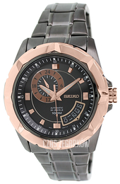 Seiko Dress Czarny/Stal Ø47 mm SSA228K1