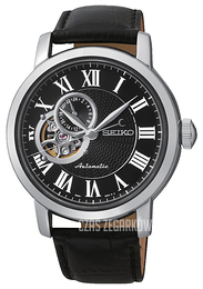 Seiko Premier Czarny/Skóra Ø41 mm SSA233K1