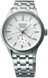 Seiko Presage Srebrny/Stal Ø42 mm SSA395J1