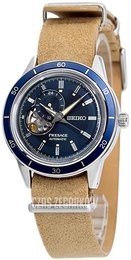 Seiko Presage Niebieski/Skóra Ø40.8 mm SSA453J1