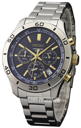Seiko Niebieski/Stal Ø46 mm SSB055P1