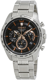 Seiko Czarny/Stal Ø44 mm SSB307P1