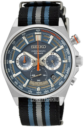 Seiko Classic Niebieski/Tkanina Ø41 mm SSB409P1